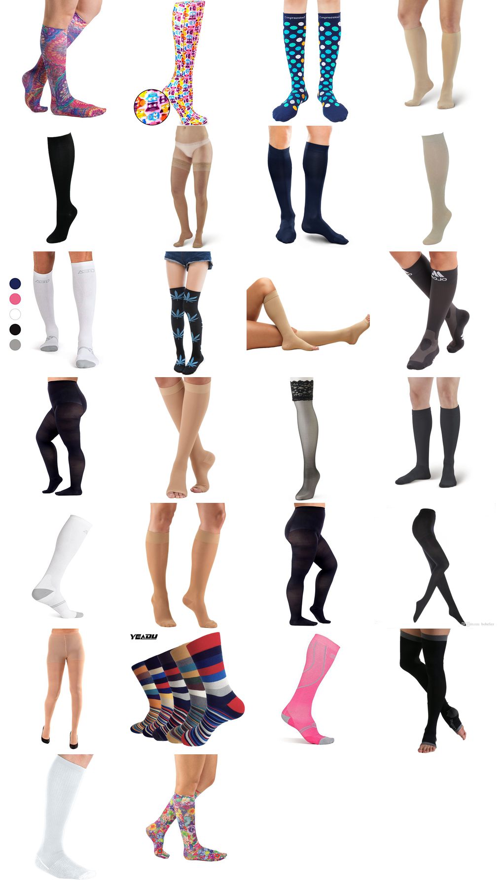 plus size compression socks